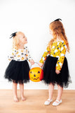 Pretty in Pumpkin L/S Tutu Dress - Aaria Tees Aaria Tees