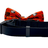 Halloween Orange Dog Bow Tie Aaria Tees