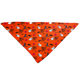 Halloween Orange Tie On Dog Bandana Aaria Tees