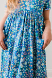 Spring Fling S/S Pocket Twirl Dress - Aaria Tees Aaria Tees