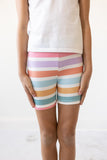 Spring Stripes Twirl Shorts - Aaria Tees Aaria Tees