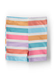 Spring Stripes Twirl Shorts - Aaria Tees Aaria Tees