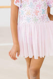 Springtime Bows S/S Twirl Leotard - Aaria Tees Aaria Tees