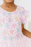 Springtime Bows S/S Twirl Leotard - Aaria Tees Aaria Tees