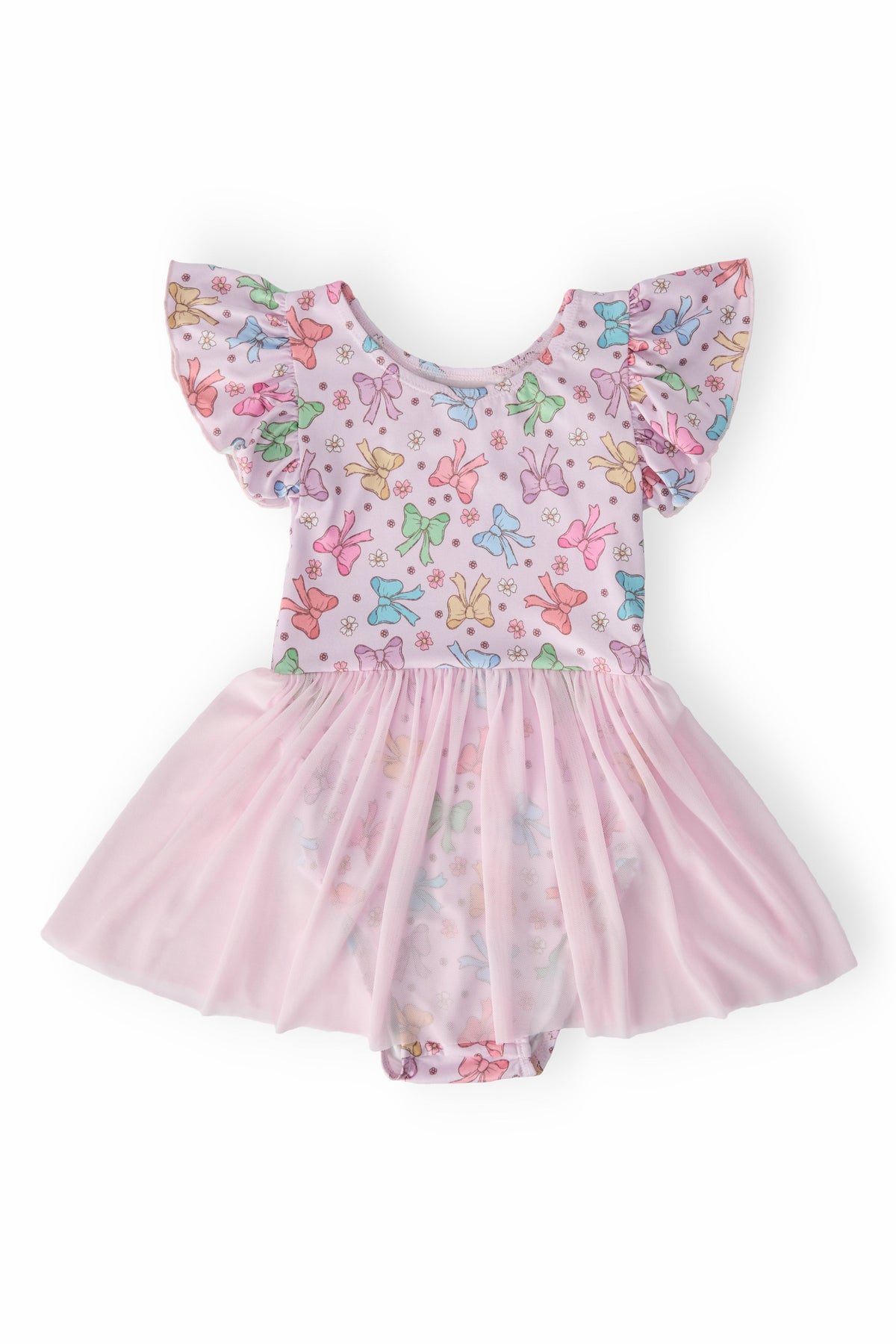 Springtime Bows S/S Twirl Leotard - Aaria Tees