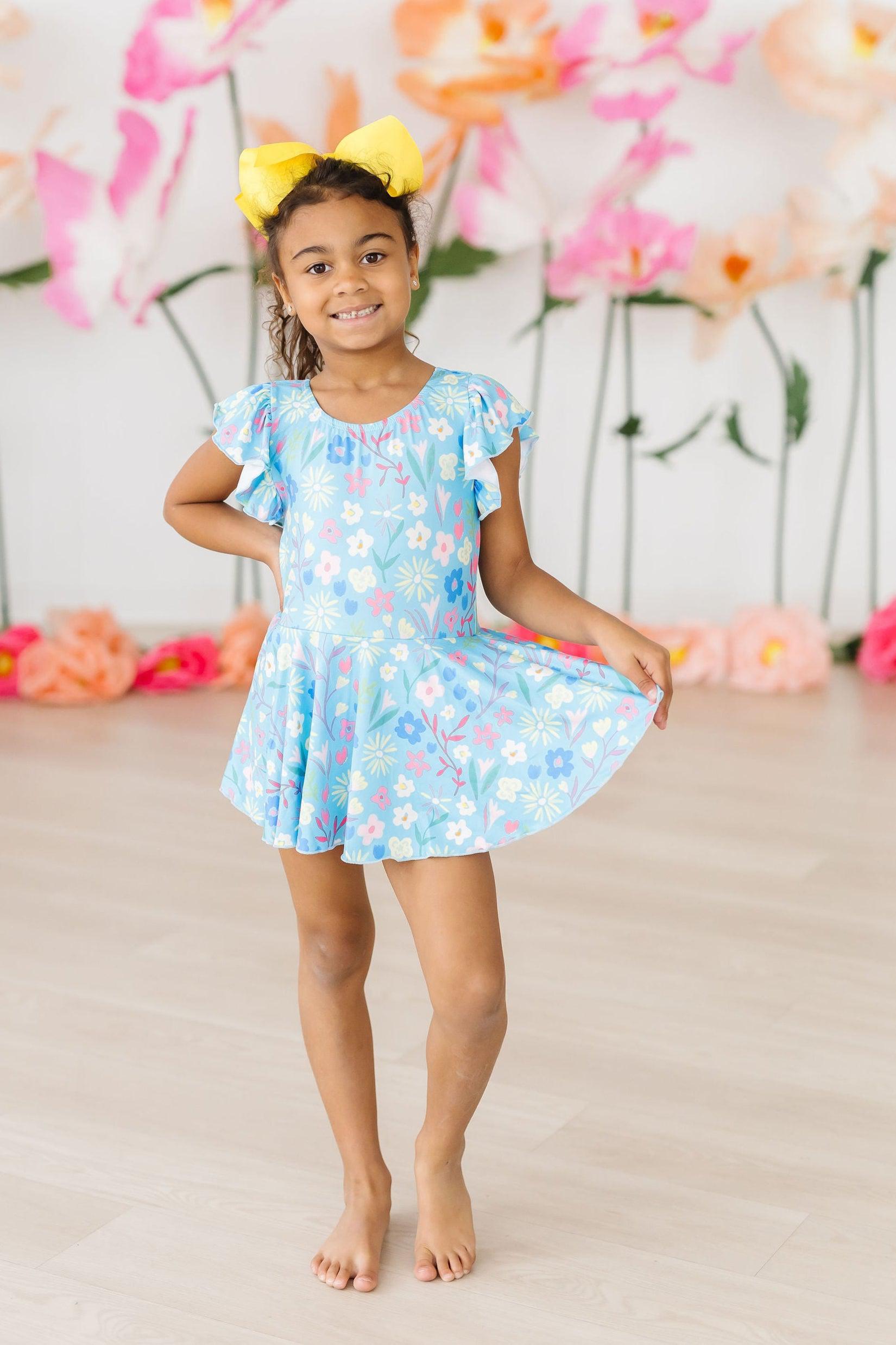 Springtime Splendor S/S Twirl Leotard - Aaria Tees Aaria Tees