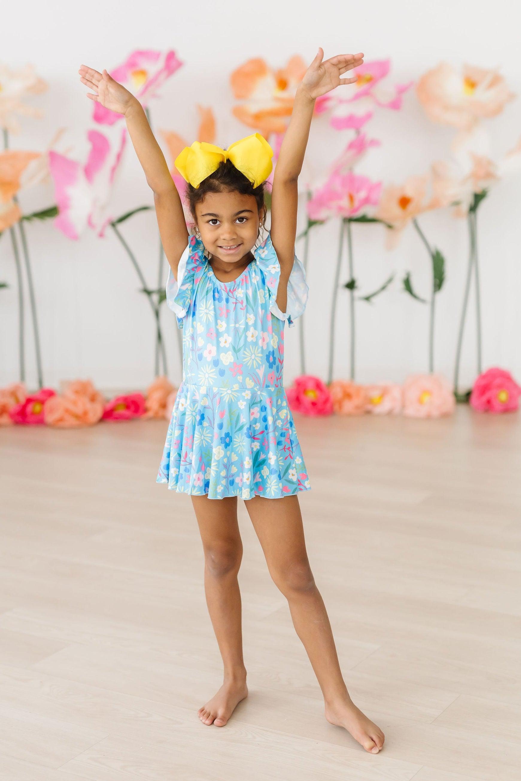 Springtime Splendor S/S Twirl Leotard - Aaria Tees Aaria Tees