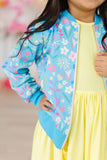 Springtime Splendor Satin Jacket - Aaria Tees Aaria Tees