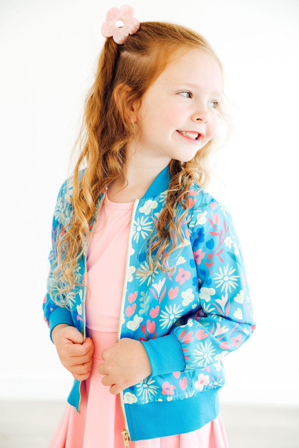 Springtime Splendor Satin Jacket - Aaria Tees Aaria Tees
