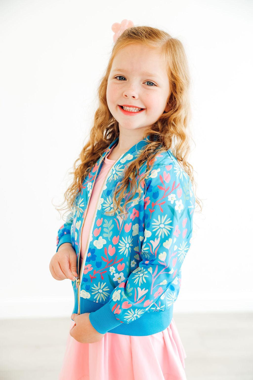Springtime Splendor Satin Jacket - Aaria Tees Aaria Tees