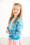 Springtime Splendor Satin Jacket - Aaria Tees Aaria Tees