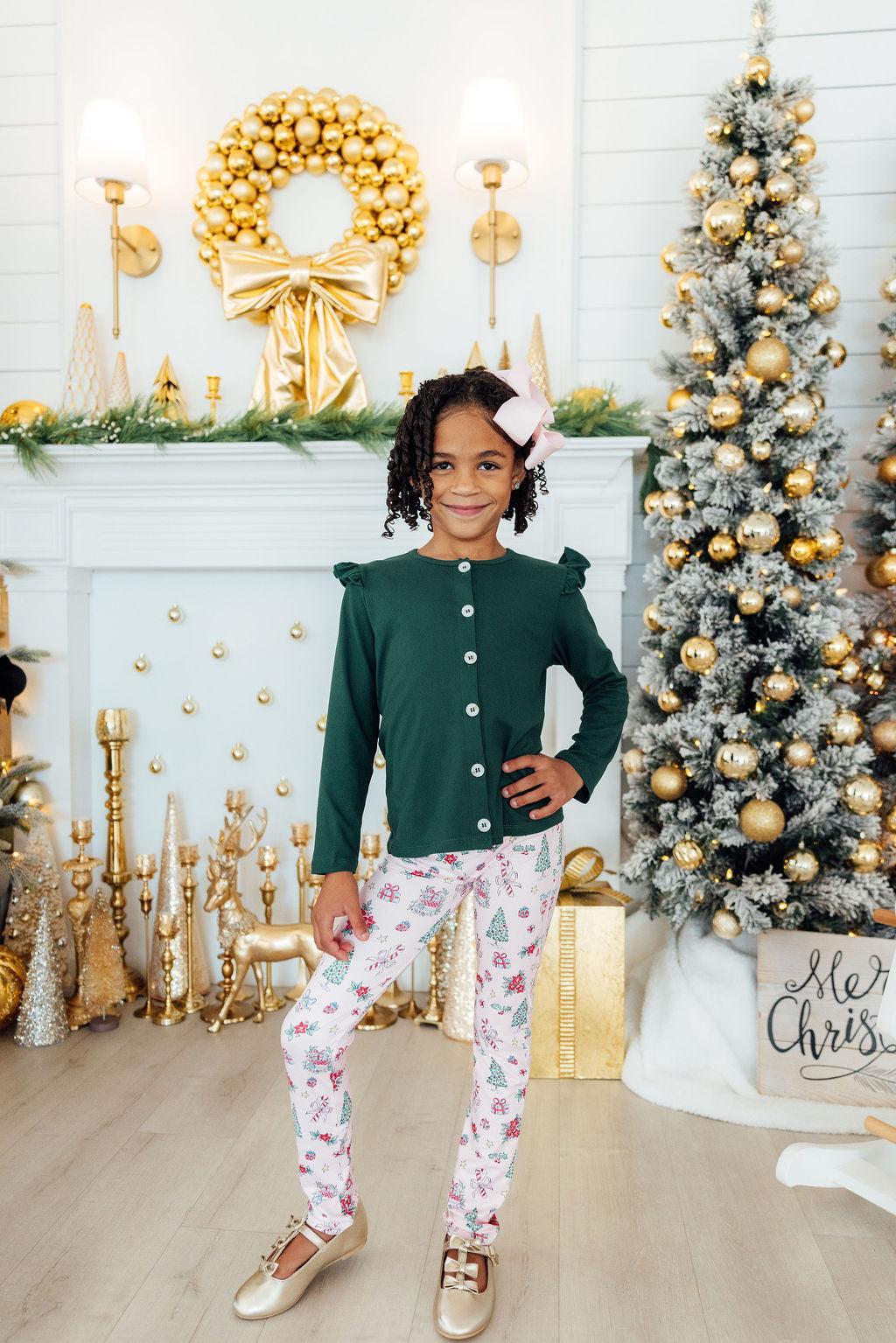 Spruce Ruffle Cardigan - Aaria Tees Aaria Tees