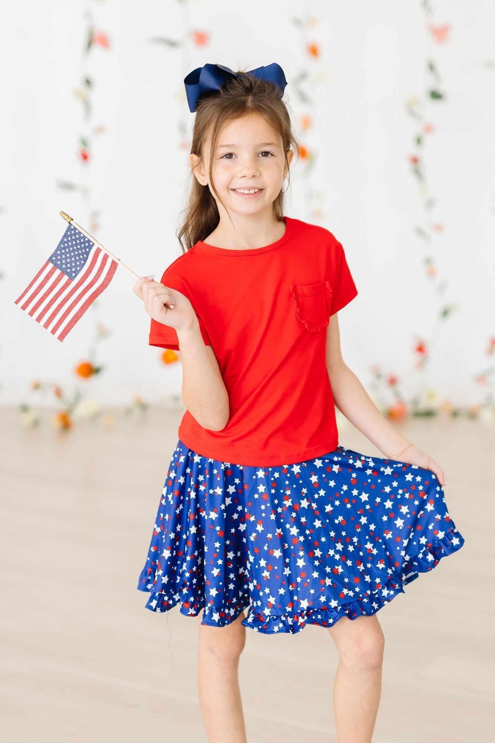 Star Bright Ruffle Twirl Skort - Aaria Tees Aaria Tees