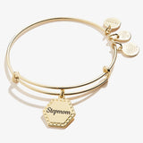 Stepmom 'You're In My Heart Forever' Charm Bangle - Aaria Tees Aaria Tees