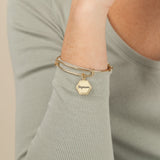 Stepmom 'You're In My Heart Forever' Charm Bangle - Aaria Tees Aaria Tees