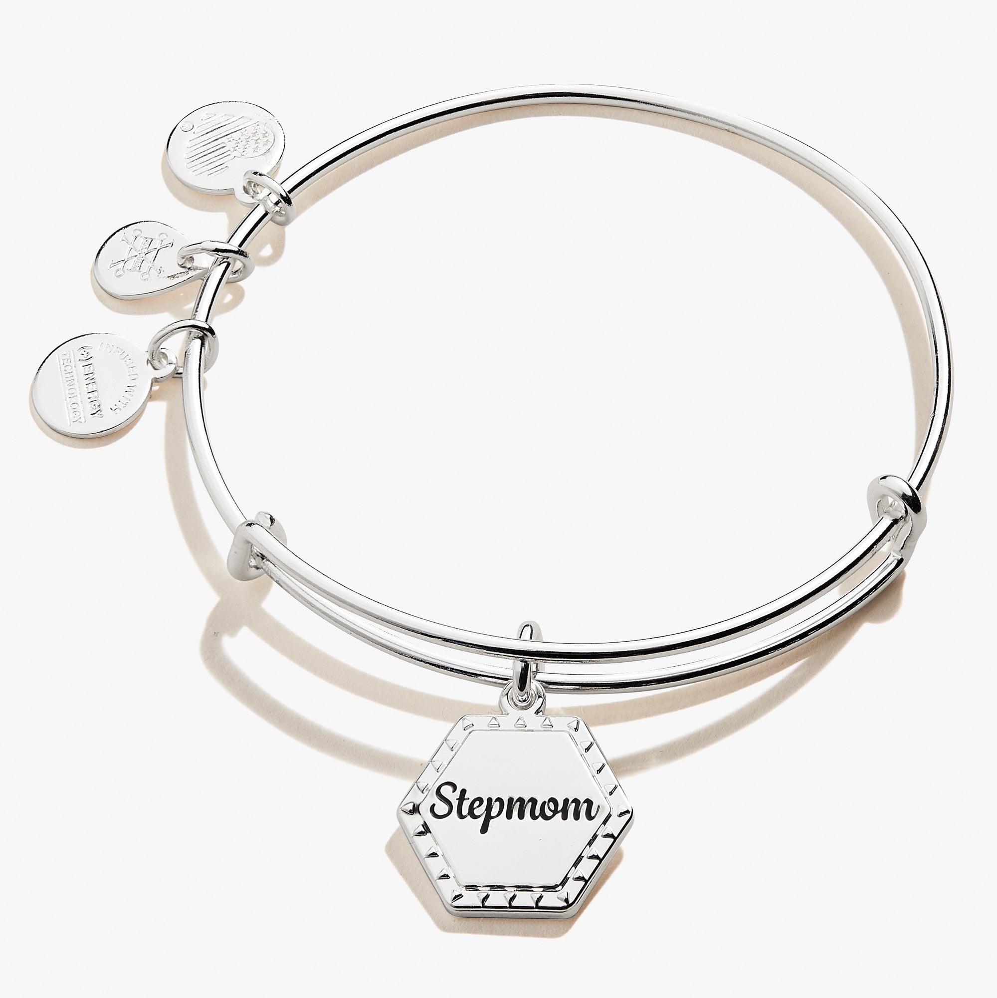 Stepmom 'You're In My Heart Forever' Charm Bangle - Aaria Tees Aaria Tees