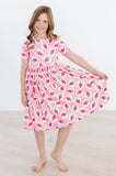 Strawberry Fields S/S Pocket Twirl Dress - Aaria Tees Aaria Tees