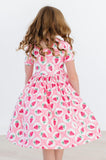 Strawberry Fields S/S Pocket Twirl Dress - Aaria Tees Aaria Tees