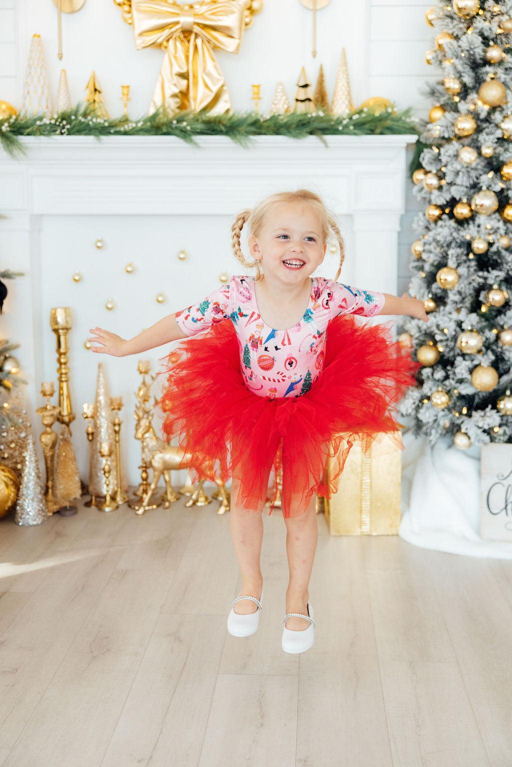 Sugarplum Fairy 3/4 Tutu Leotard - Aaria Tees Aaria Tees