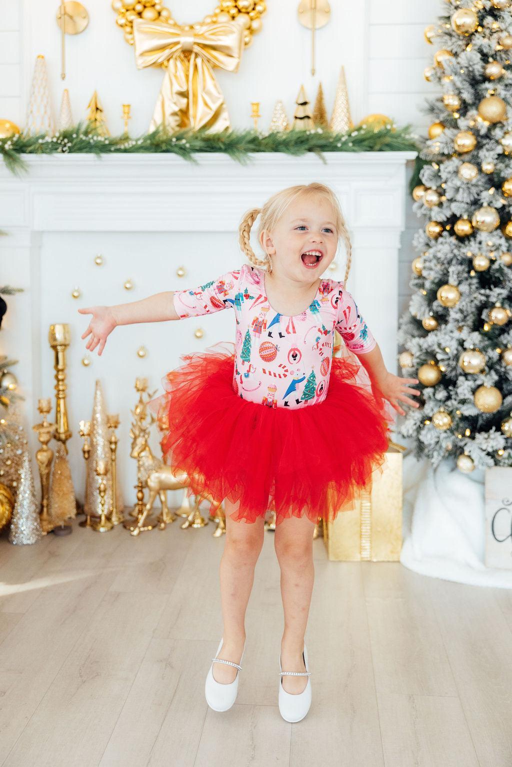 Sugarplum Fairy 3/4 Tutu Leotard - Aaria Tees