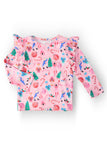 Sugarplum Fairy L/S Ruffle Tee - Aaria Tees Aaria Tees
