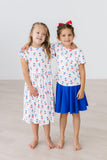 Summer Sweets Flutter Sleeve Twirl Dress - Aaria Tees Aaria Tees