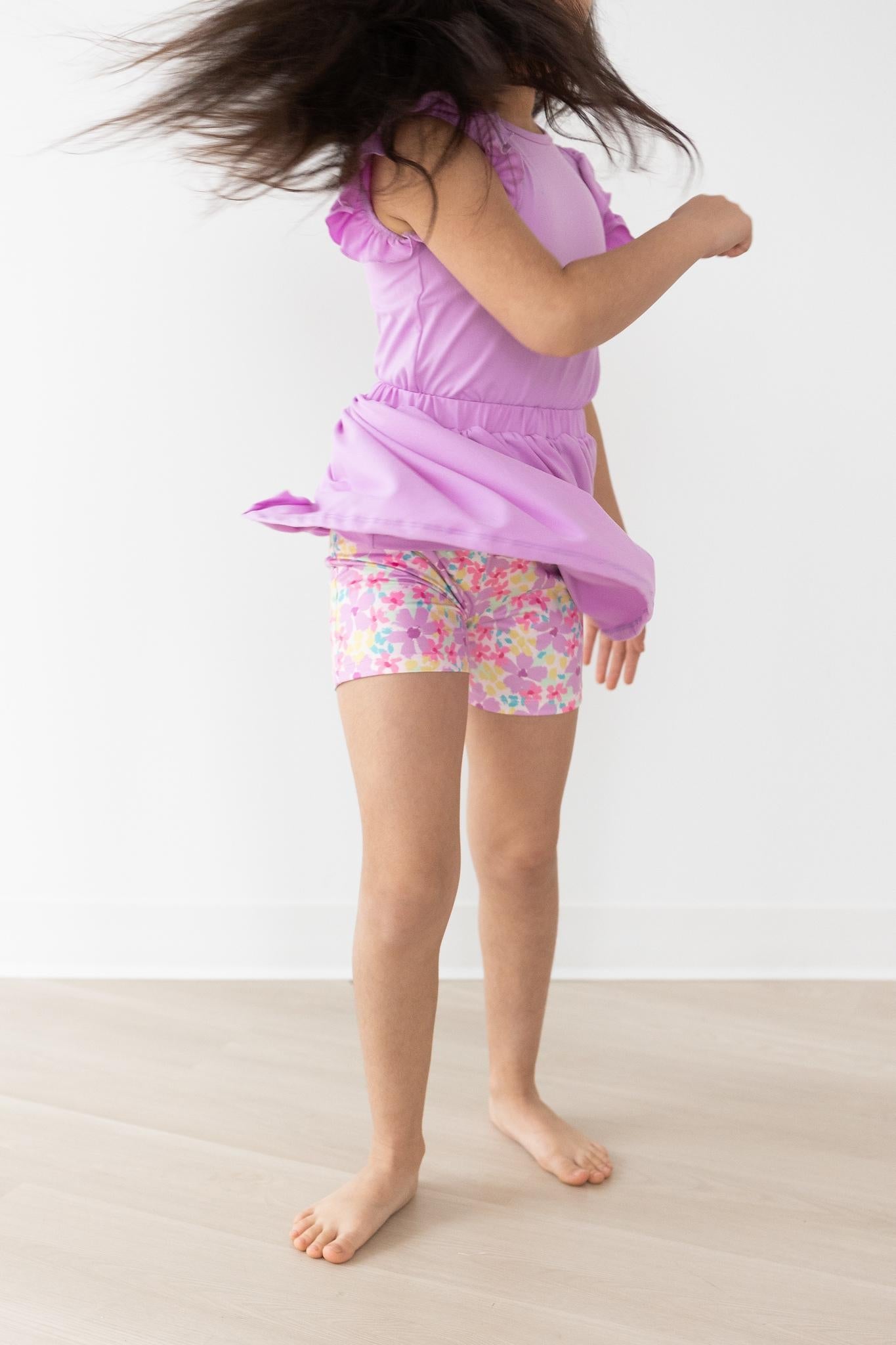 Summer Watercolor Twirl Shorts - Aaria Tees Aaria Tees
