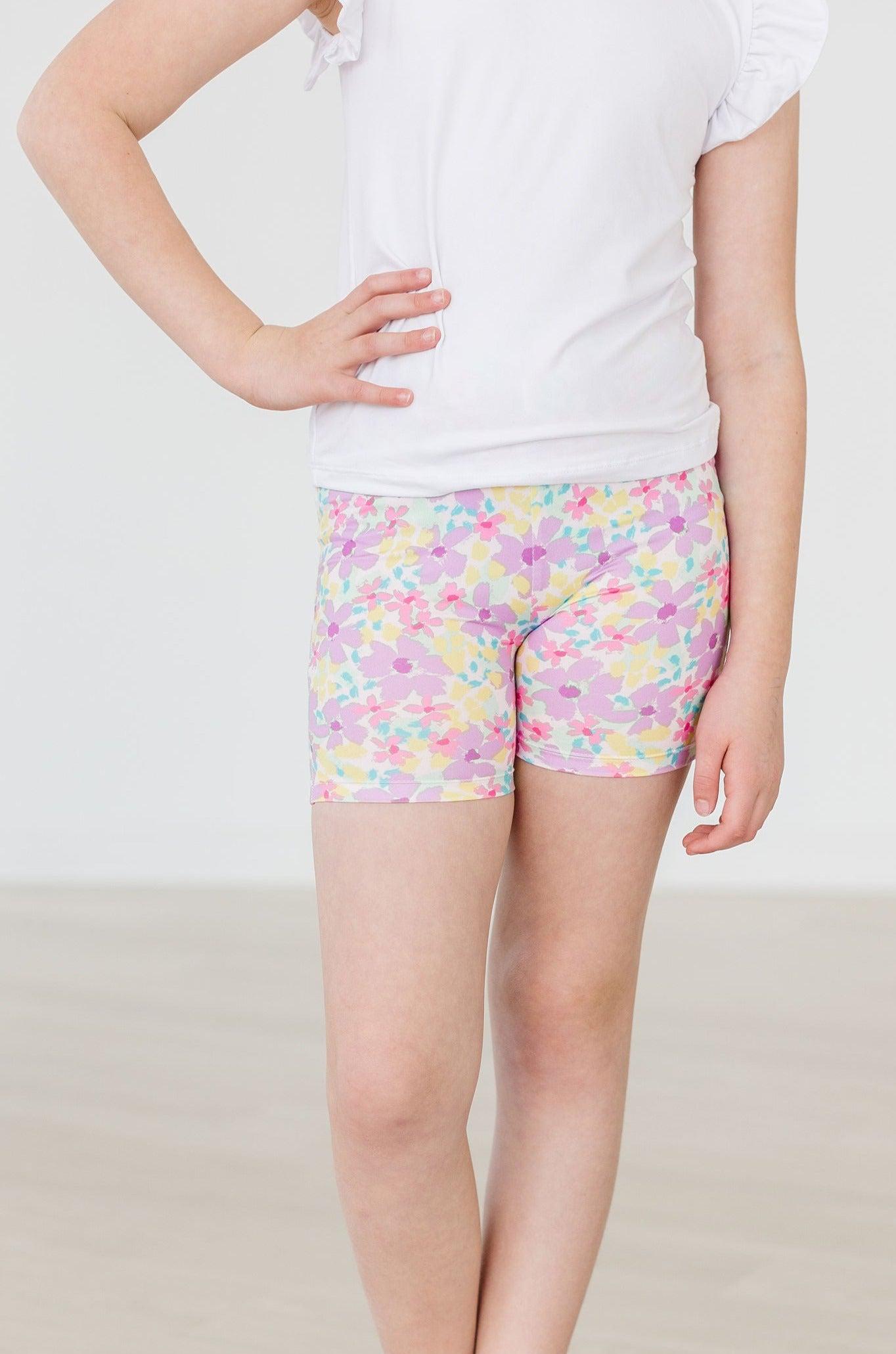 Summer Watercolor Twirl Shorts - Aaria Tees Aaria Tees