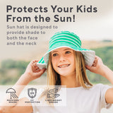 Childrens Sun Hats with UPF 50+ Protection - Reversible UPF 50+ - Aaria Tees Aaria Tees