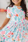 Sunlit Garden S/S Pocket Twirl Dress - Aaria Tees Aaria Tees