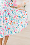 Sunlit Garden S/S Pocket Twirl Dress - Aaria Tees Aaria Tees