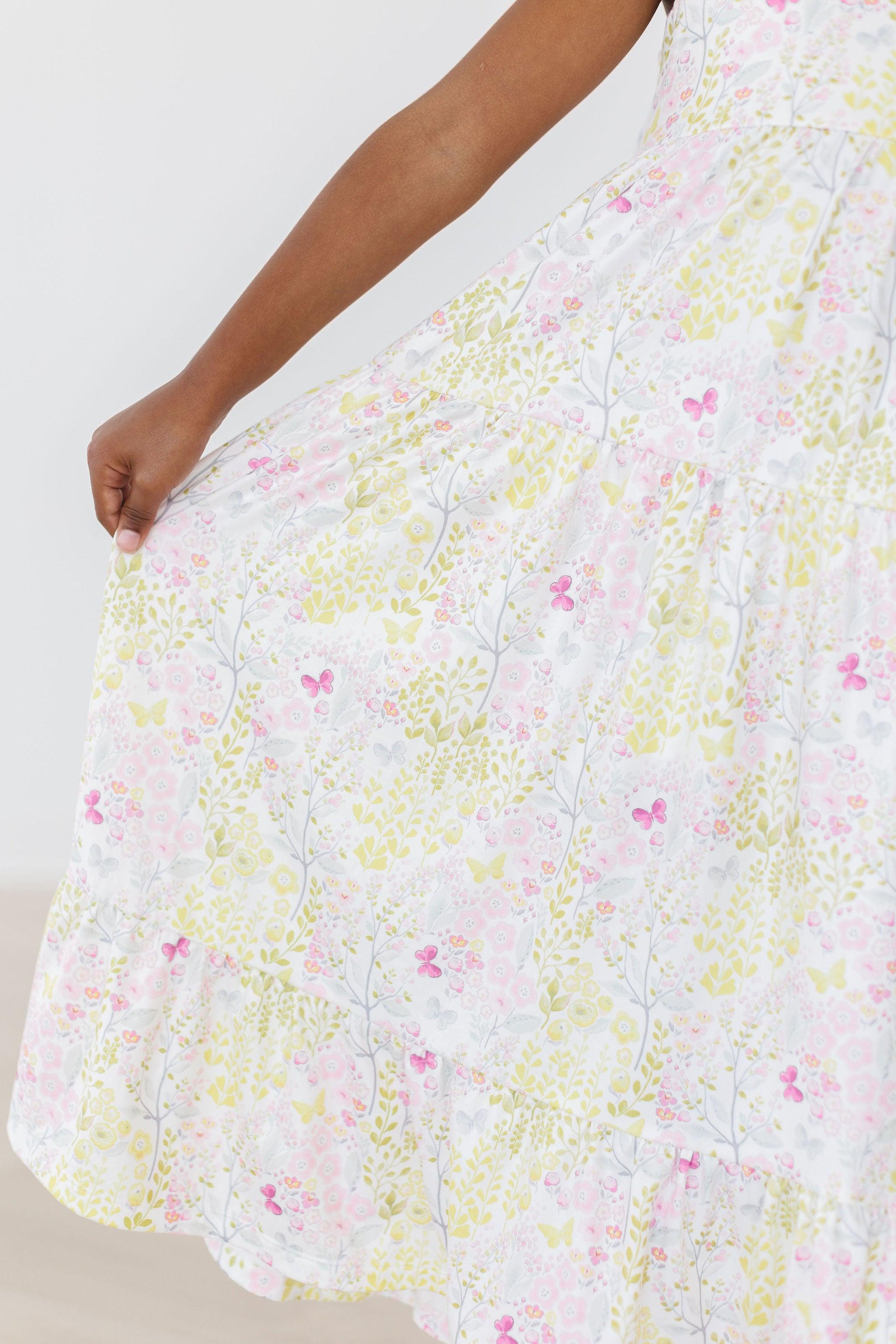 Sunny Days Ruffle Maxi Dress - Aaria Tees Aaria Tees
