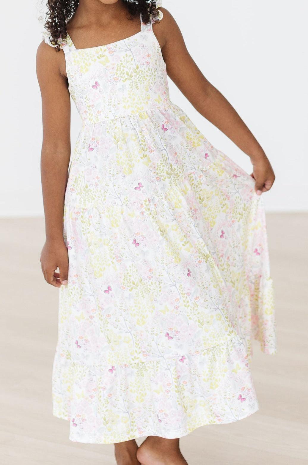 Sunny Days Ruffle Maxi Dress - Aaria Tees