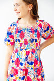 Sunshine Garden Smocked Ruffle Dress - Aaria Tees Aaria Tees