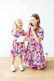Sunshine Garden Smocked Ruffle Dress - Aaria Tees Aaria Tees