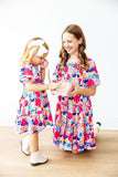 Sunshine Garden Smocked Ruffle Dress - Aaria Tees Aaria Tees