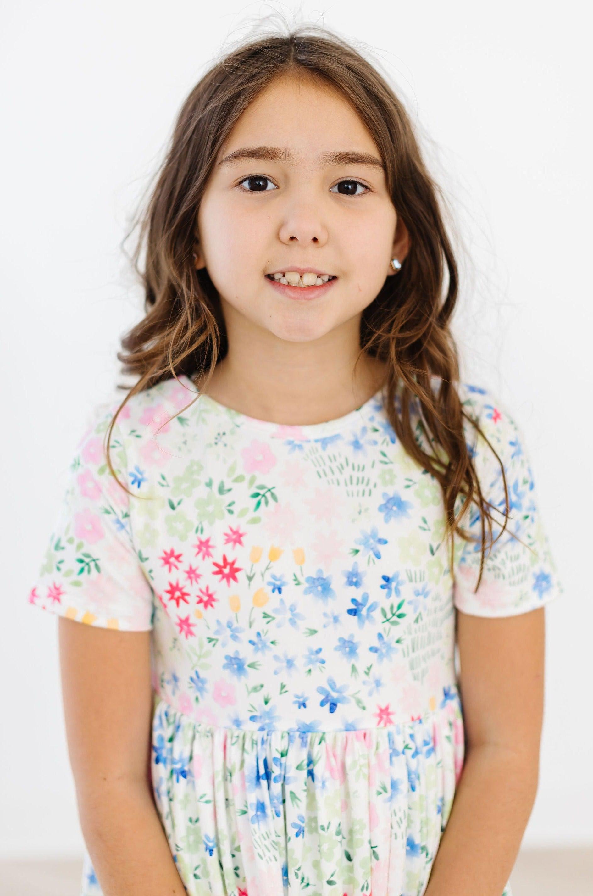 Sunshine Meadows S/S Pocket Twirl Dress - Aaria Tees Aaria Tees