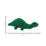 Rex the Green Dinosaur Rope Toy Aaria Tees