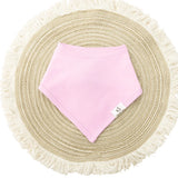 Bamboo Bandana Bib in Pink Tint - Aaria Tees Aaria Tees
