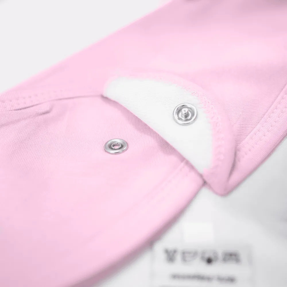 Bamboo Bandana Bib in Pink Tint - Aaria Tees Aaria Tees