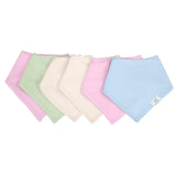 Bamboo Bandana Bib in Pink Tint - Aaria Tees Aaria Tees