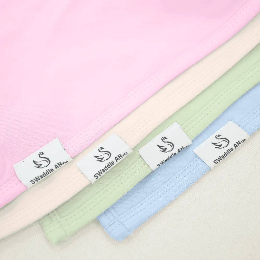 Bamboo Bandana Bib in Pink Tint - Aaria Tees Aaria Tees