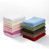 Classic Knit Cotton Baby Blanket in Sage Green - Aaria Tees Aaria Tees