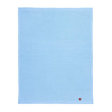 Classic Knit Cotton Baby Blanket in Baby Blue - Aaria Tees Aaria Tees