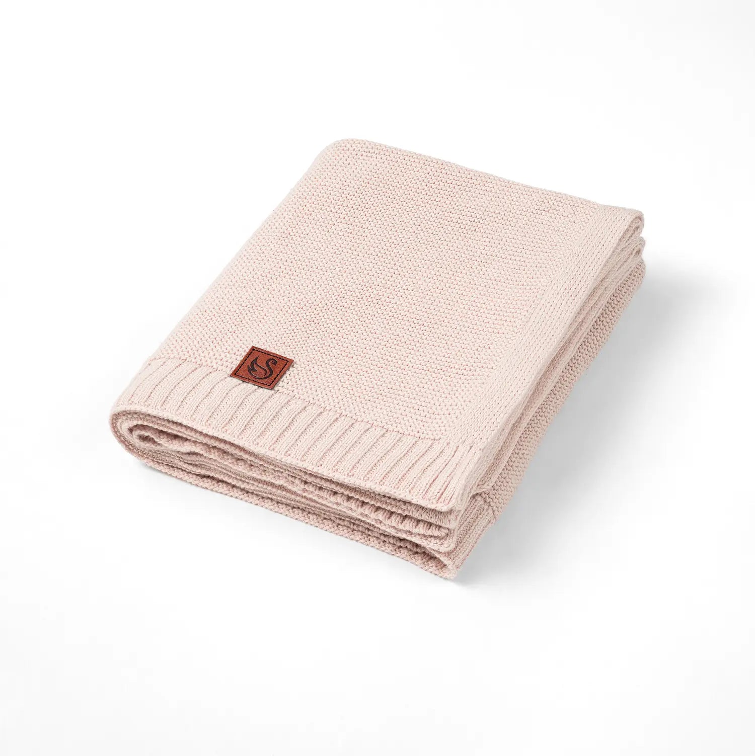 Classic Knit Cotton Baby Blanket in Beige - Aaria Tees Aaria Tees