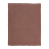 Classic Knit Cotton Baby Blanket in Mocha - Aaria Tees Aaria Tees