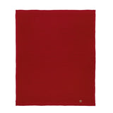 Classic Knit Cotton Baby Blanket in Red Xmas - Aaria Tees Aaria Tees