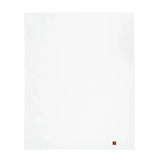 Classic Knit Cotton Baby Blanket in White - Aaria Tees Aaria Tees