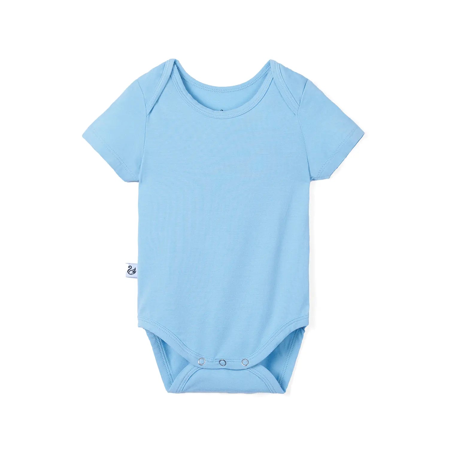 Bamboo Baby Bodysuit in Blue Bell - Aaria Tees Aaria Tees