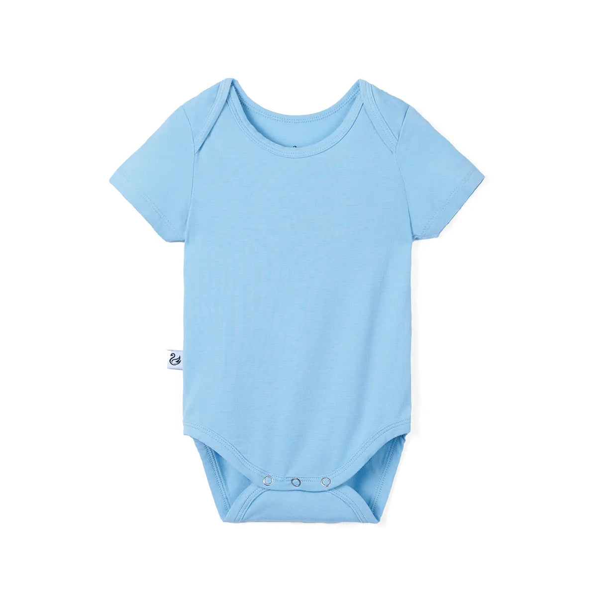 Bamboo Baby Bodysuit in Blue Bell - Aaria Tees